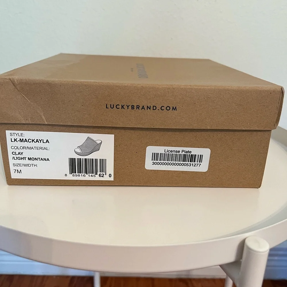 Lucky Brand Mackyla clay/ligth Montana wedges - Picture 8 of 10